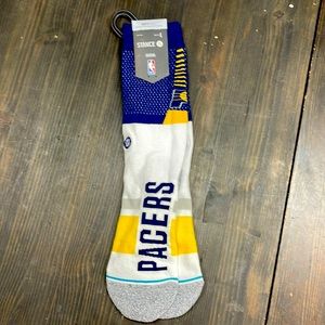 Stance INFIKNIT NBA Pacers casual men’s Large sock.